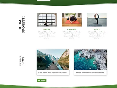 Yoga Divi Landing Page branding design divi web wordpress wordpress blog wordpress design