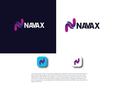 Navax app logo design brand identity branding logo medicine logo ntural logo mark organic logo