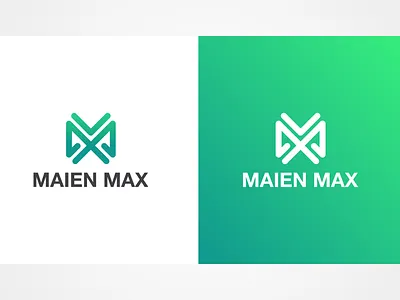 MAIEN MAX beautuful branding business logo colorful logo creative logo design flat logo flat logo design green logo illustration logo logo maker luxury logo minimalist logo modern logo natural logo ui unique logo ux vector