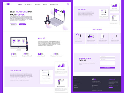 Website Template 2021 template design graphic design illustration logo ui ui designer uiux ux web design web template website template