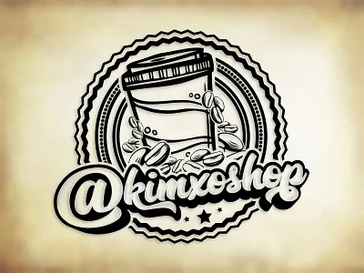 Coffee Shop Logo badge logo branding coffee design flat logo illustration logo logo design logodesign minimal retro signature logo typography ui vector vintage vintage logo