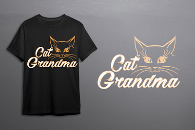 Cat Grandma T-shirt apparels cat lover cat t shirt colorful man. premium t shirt t shirt t shirt design typography unique women