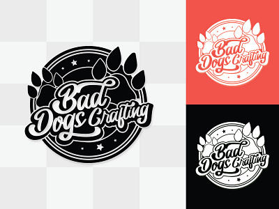 Pet Crafting Brand Logo branding design flat logo illustration logo logo design logodesign typography ui vector