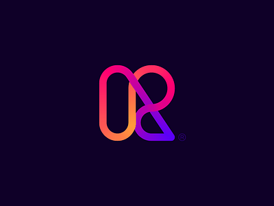 R******® / symbol branding design designer gradient graphic graphic design identity illustration initial letter line logo logodesigner mark monoline path r symbol ui vector