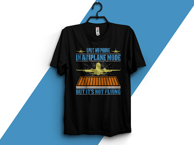 Aircraft T-Shirt Design | Air Hostage T-Shirt Design vector tracing