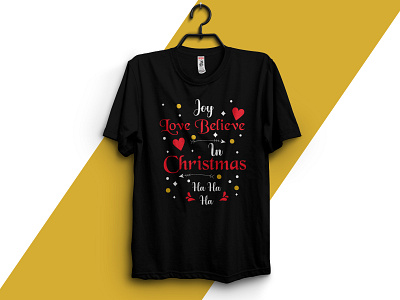Christmas T-Shirt Design | Merry Christmas T-Shirt Design vector tracing