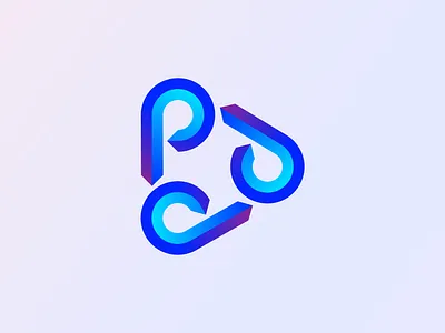 Play Logo Design abc abstract agency app icon app logo brand designer brand identity branding colorful corporate creative design gradient graphic design icon logo logo inspiration logos modern logo play logo