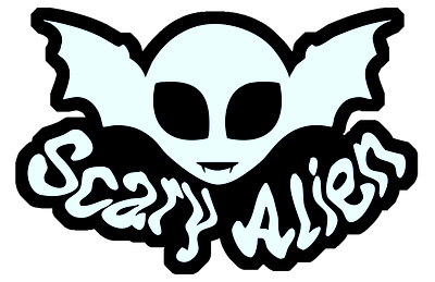 Scary Alien logo brand design branding design logo logo design vector