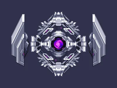 Mechanism 2d design illustration pixel pixel art sprite