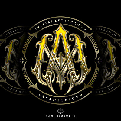 vintage retro logo monogram graphic design logo monogram retro vintage