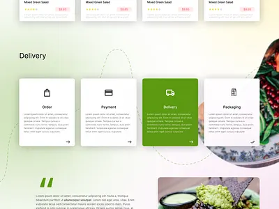 Foodie Website UX/UI Design design figma graphic design landing page ui ux website