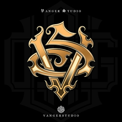 vintage retro logo monogram design graphic design lettering logo monogram retro vintage