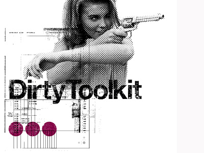 Dirty Toolkit analogue dirty distressed fax foil grit grunge halftones inks letraset marks omnicrom photocopy retro textures toolkit transfer