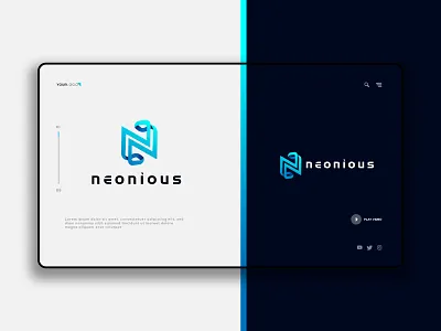 Letter N Logo 3d animation app branding design game graphic design illustration letter mark logo letter n letter n logo logo motion graphics n logo strong ui ux web