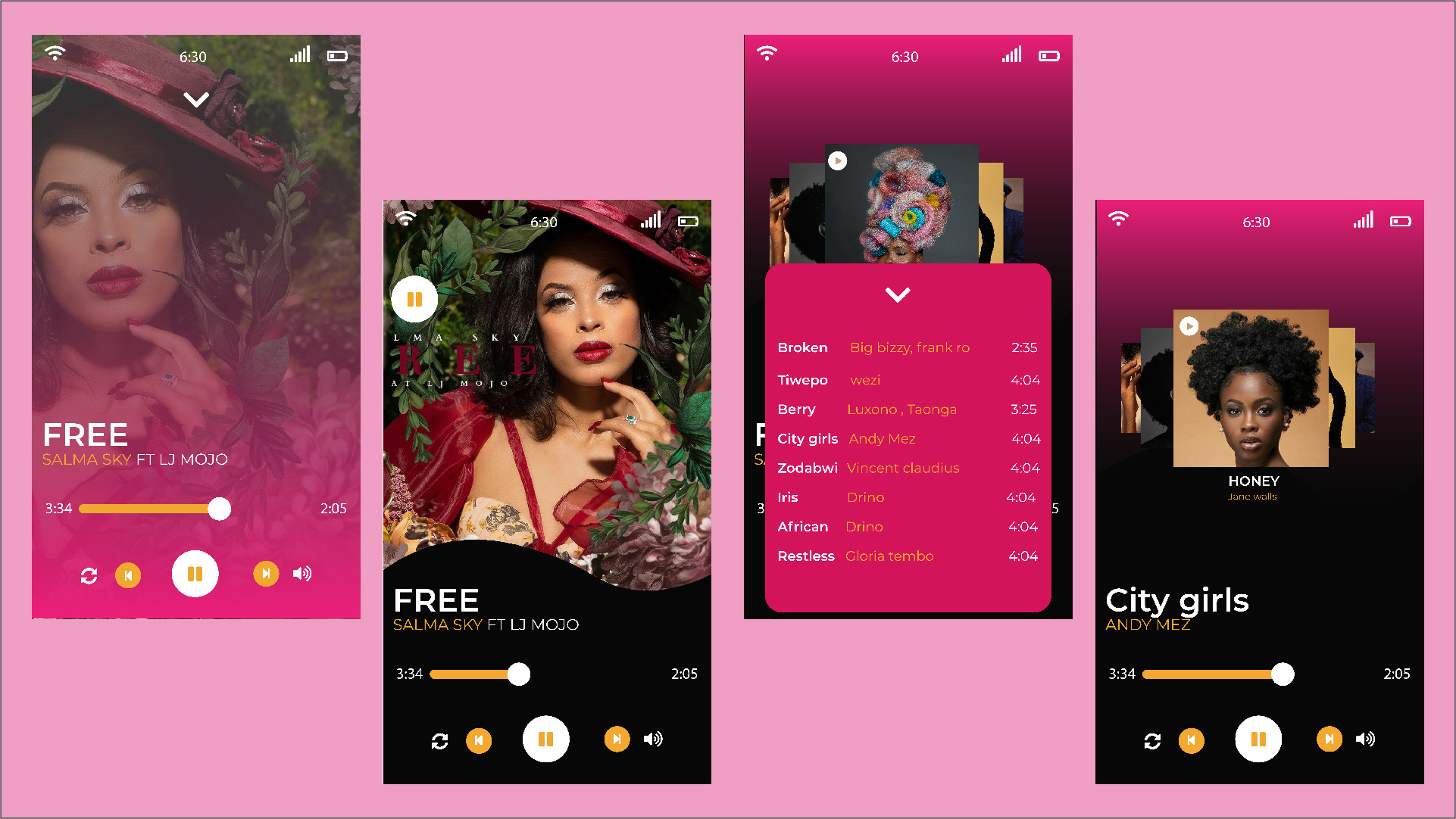 Example of Audio Player