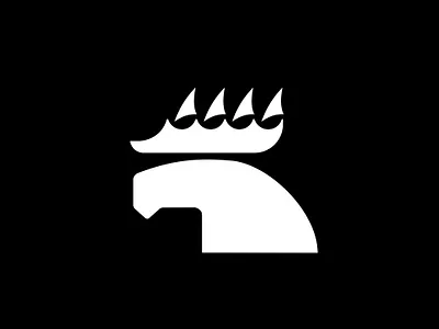 Moose wind animal board branding competition curonian spit design flat illustration logo logo design medal moose sail sailing trophy typography ui ux vector windsurfing