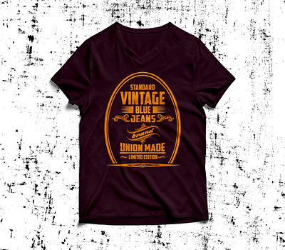 Standard Vintage Blue Jeans T Shirt