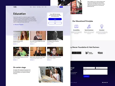 Vala pt. V 829 creative dan fleming design musical theater ui website