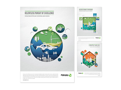 Corporate campaign art direction