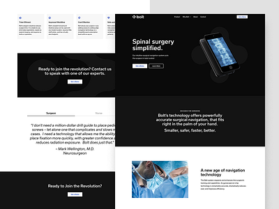 Bolt pt. IV 829 bolt brand identity creative dan fleming design surgery tech ui