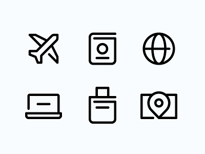 App Icons pt. II 829 app creative dan fleming design icon set travel ui