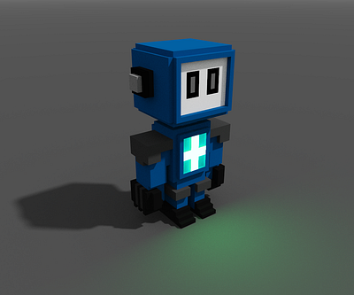 voxel robots 3d animation branding character designs design graphic design illustration mech robots voxel voxelart