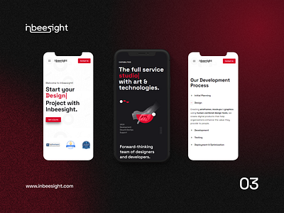 Inbeesight Mobile Experience agency branding company design agency development company mobile mobile experience redesign redesign company responsive ui ux