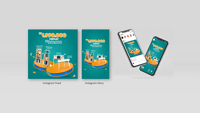 instagram feed and story app branding design illustration instagram feed vector