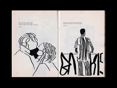 Seyyar Sesler 9 Fanzine editorial design fanzin fanzine illustration istanbul magazine poet type typography underground zine