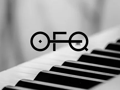 OFQ Logo Concept 3d animation branding design graphic design illustration logo logo design modern motion graphics music signature logo ui unique vector