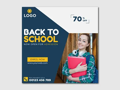 EDUCATIONAL SOCIAL MEDIA POST banner best education banner education education banner social media post study banner
