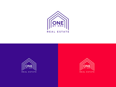 ONE BY ONE REAL ESTATE | BRAND IDENTITY best logo 2021 branding builders logo creative logo design developer logo graphic design house logo housing logo logo minimal minimal logo minimalism modern minimalistic logo deisgn one by one logo one by one real estate logo real estate logo simple minima and clean logo unique logo vector