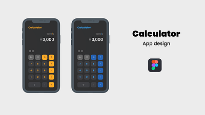 Calculator Modern App Design app calculator app design design ui ux