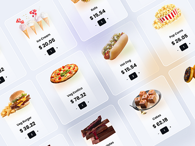 Food App Components android app clean ui components design eat food food app illustration interface ios mobile pizza recipe recipe app ui ui deisgn uiux ux ux design