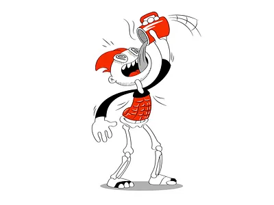 Loading . . . cartoon character design coffee cool graphic icons8 illustration loading ui