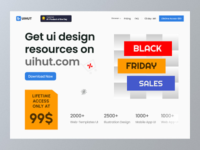 Online Black Friday Tool Deals appsumo deals black friday deals design free ui resource friday deals header sale ui ui design ui resource uihut web design web ui