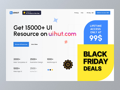 Black Friday Deals black friday deals design discount friday friday deals header homepage sale ui web design webdesign website website design