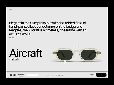 Specimen Menu Concept animation ecommmerce glasses inspiration menu spec specimen sunglasses trend ui ux web