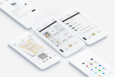 iOS App Design - DocScan ios mobile ui ux