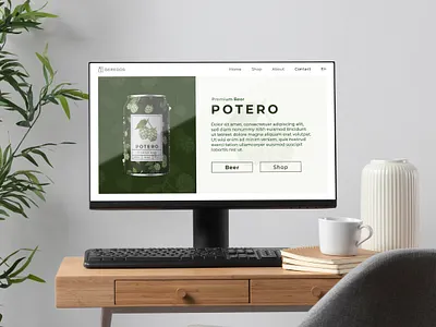 Web Design Geredos beer beer can branding creative creativity design designer graphic design logo minimal modern typography ui ui ux ui ux design ux web design webdesign website website design