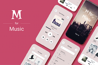 Music app ui aigital painting vector art app branding design graphic design homepage ui logo product design ui user interface vector visual design web