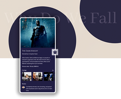 Movie mobile app app interface navigation page screen ui uiux ux