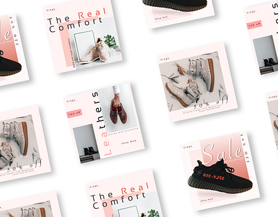 Social media post design for Greg's shoe brand advertising app banners brand design branding design homepage ui logo posters social media post ui ux vector web