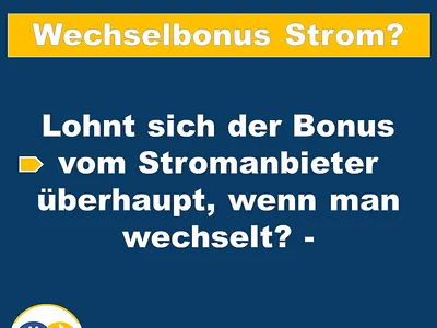 Häufiger Stromanbieterwechsel kann sich lohnen! design logo