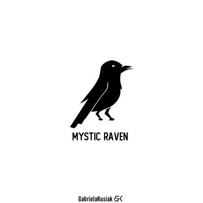 Raven branding design illustration logo vector