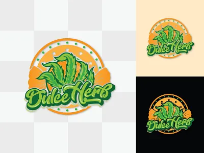 Dulce Herb a Herbal Factory Logo... branding design flat logo illustration logo logo design logodesign typography ui vector