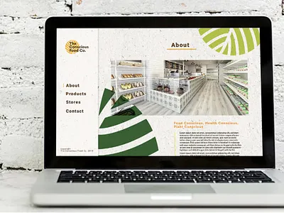THE CONSCIOUS FOOD Co. Website branding graphic design ui website