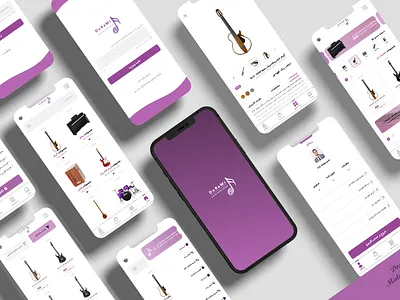 Web app interface design adobe photoshop adobe xd app app design application design graphic design music music instruments ui ui designer user experience user interface ux web app