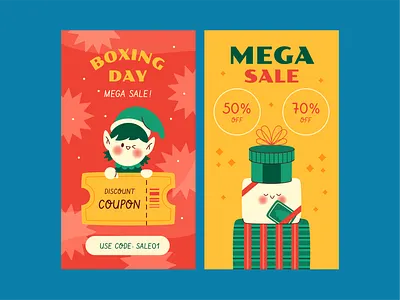 Boxing Day Sale IG stories boxing day christmas december holiday holidays instagram present sale stories