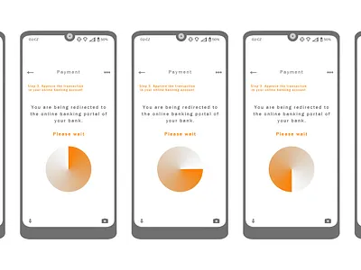 Lo-Fi Prototype of Mobile Bank Payment Flow - Part 1 adobexd design prototype ui uiux ux